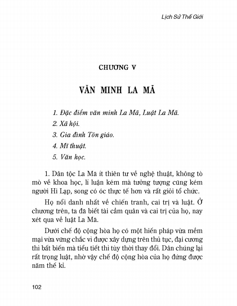 Lịch Sử Thế Giới