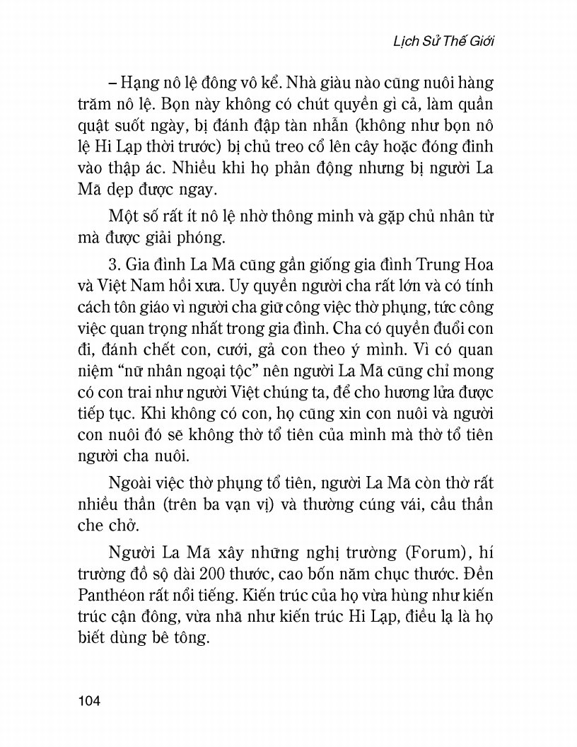 Lịch Sử Thế Giới