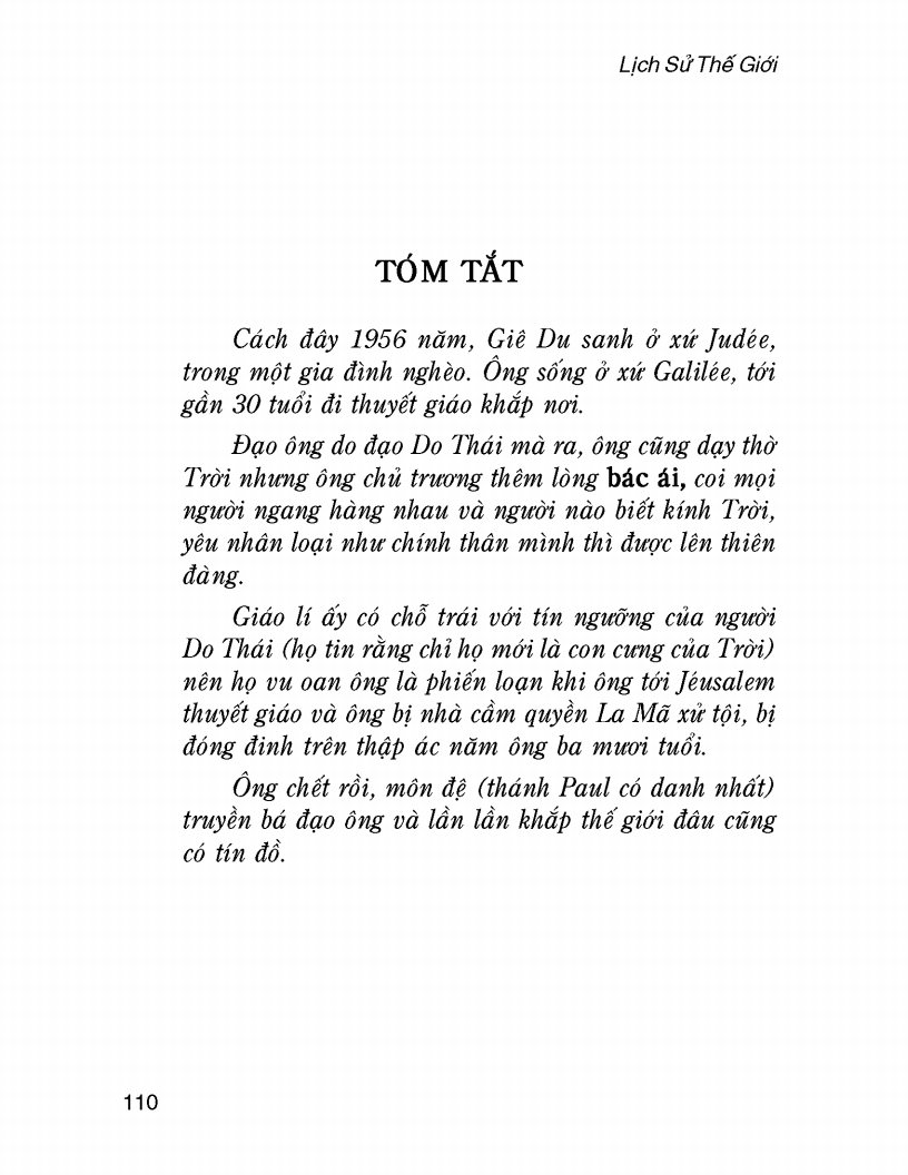 Lịch Sử Thế Giới
