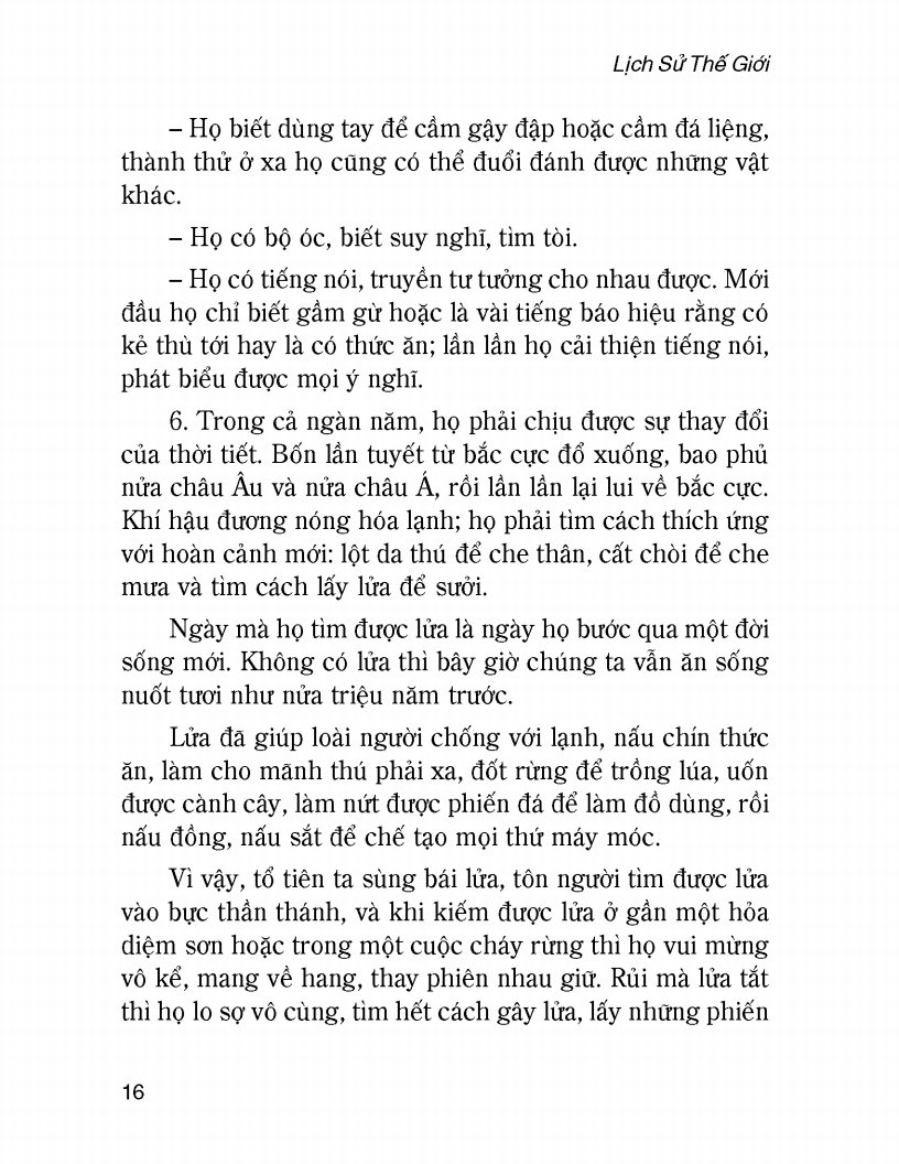 Lịch Sử Thế Giới