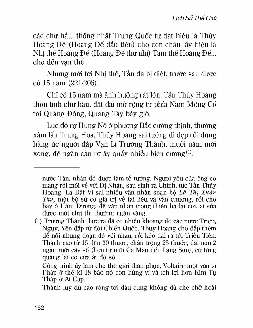 Lịch Sử Thế Giới