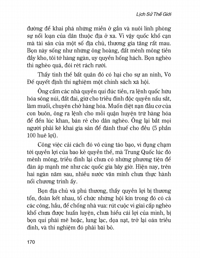 Lịch Sử Thế Giới
