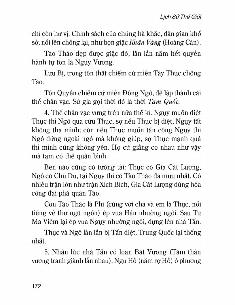 Lịch Sử Thế Giới