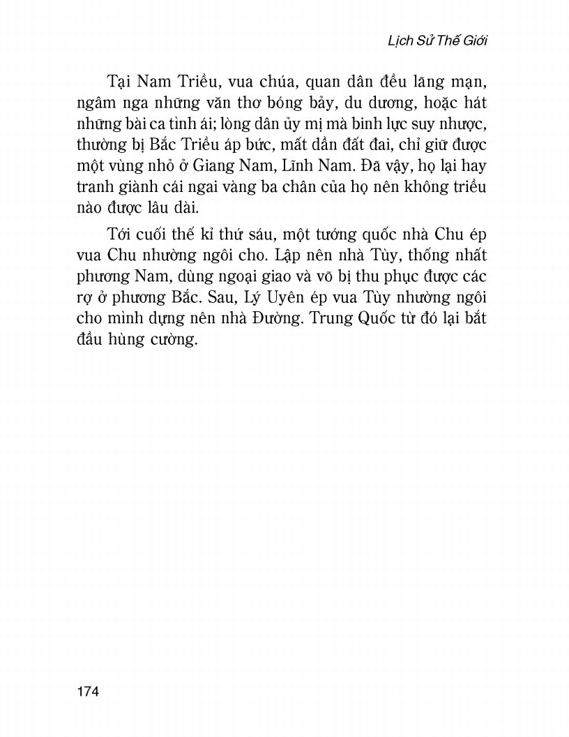 Lịch Sử Thế Giới