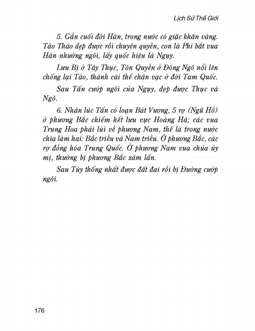 Lịch Sử Thế Giới