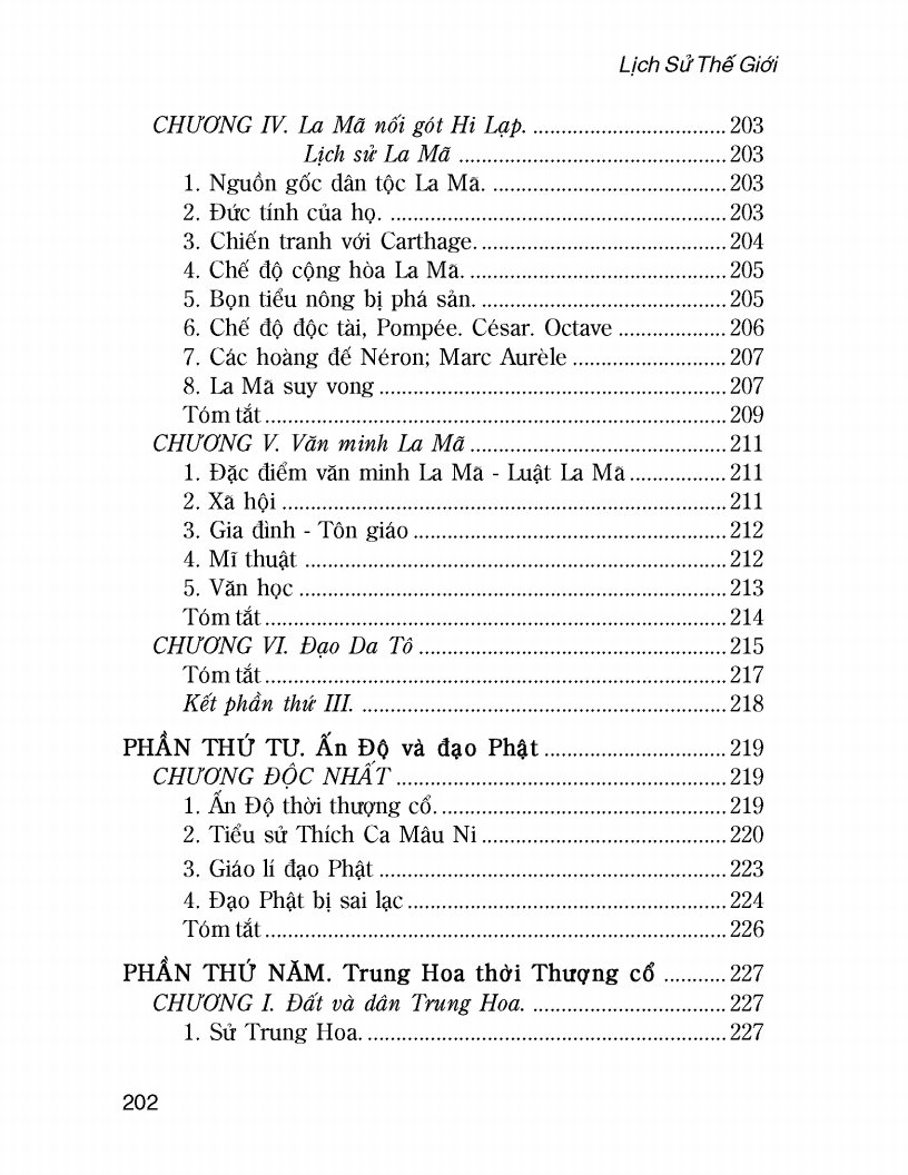 Lịch Sử Thế Giới