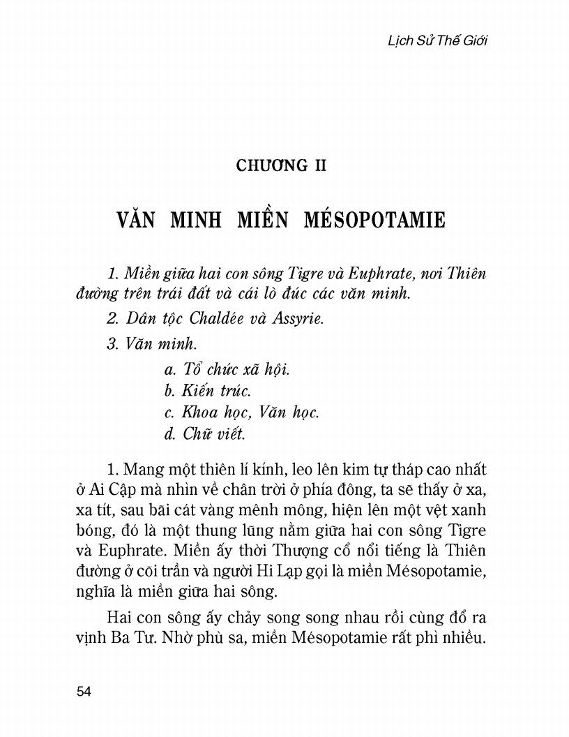 Lịch Sử Thế Giới