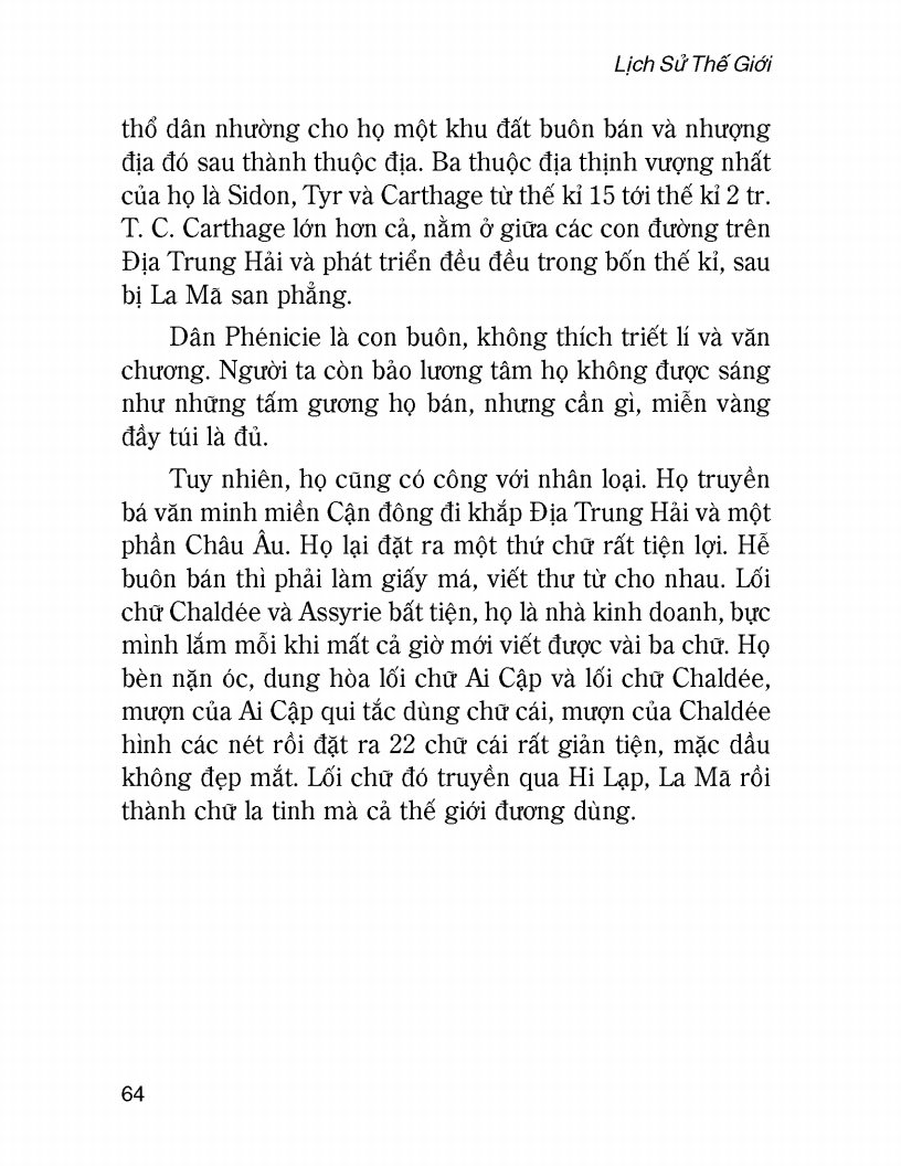 Lịch Sử Thế Giới