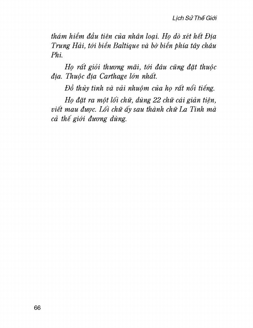 Lịch Sử Thế Giới