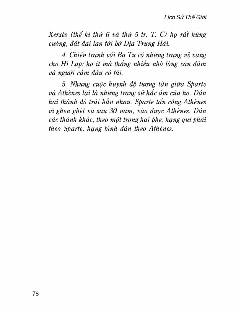Lịch Sử Thế Giới