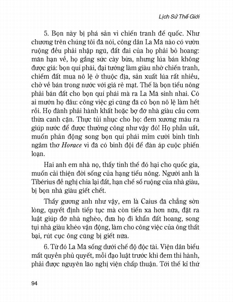 Lịch Sử Thế Giới