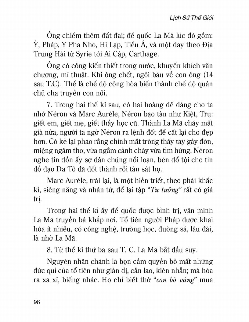Lịch Sử Thế Giới