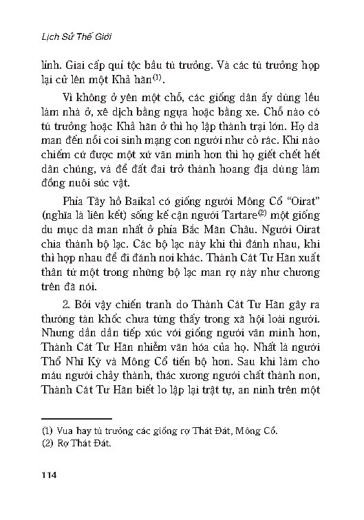 Lịch Sử Thế Giới