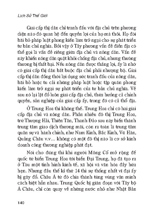 Lịch Sử Thế Giới