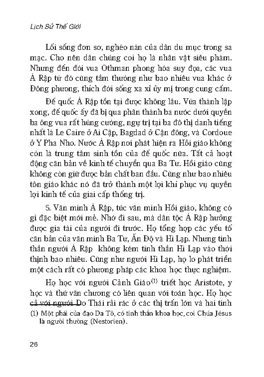Lịch Sử Thế Giới