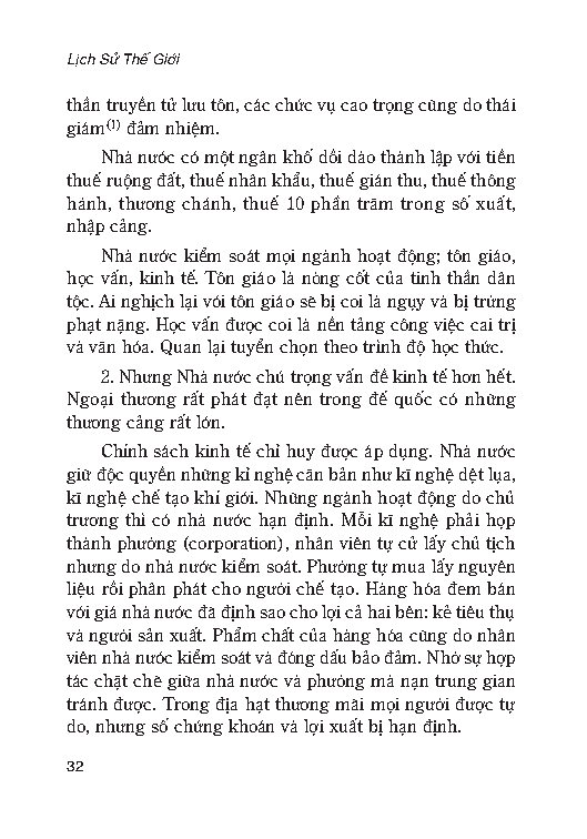 Lịch Sử Thế Giới