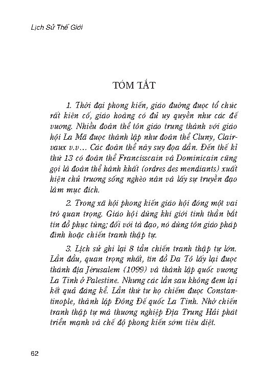 Lịch Sử Thế Giới