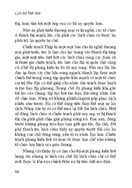Lịch Sử Thế Giới
