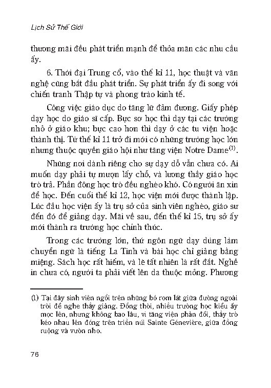 Lịch Sử Thế Giới
