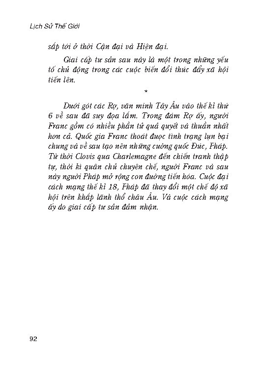 Lịch Sử Thế Giới