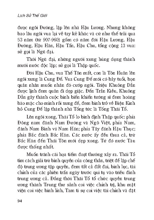Lịch Sử Thế Giới